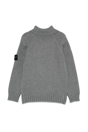 maglione in cotone grigio STONE ISLAND KIDS | 8116504A2V0M67